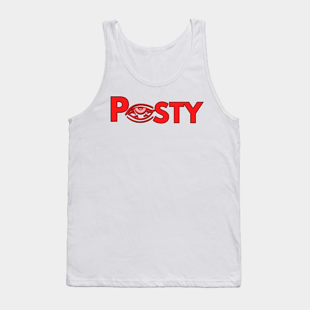 Posty Eye Tank Top by JEWEBIE